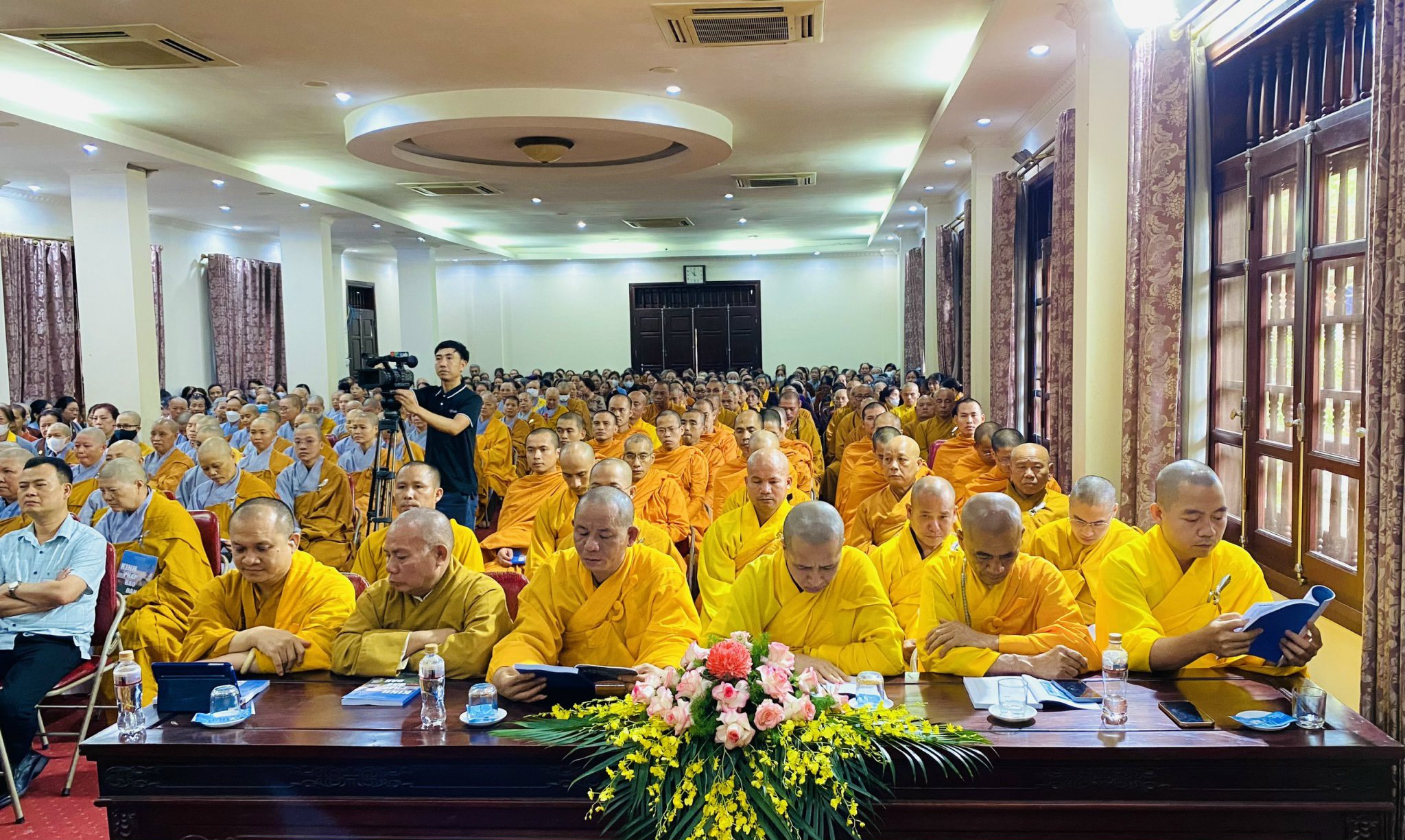 Trang nghiêm lễ khai pháp khóa an cư kết hạ PL. 2568 – DL. 2024 tại trường hạ Ban Trị sự Phật giáo tỉnh Quảng Ninh 