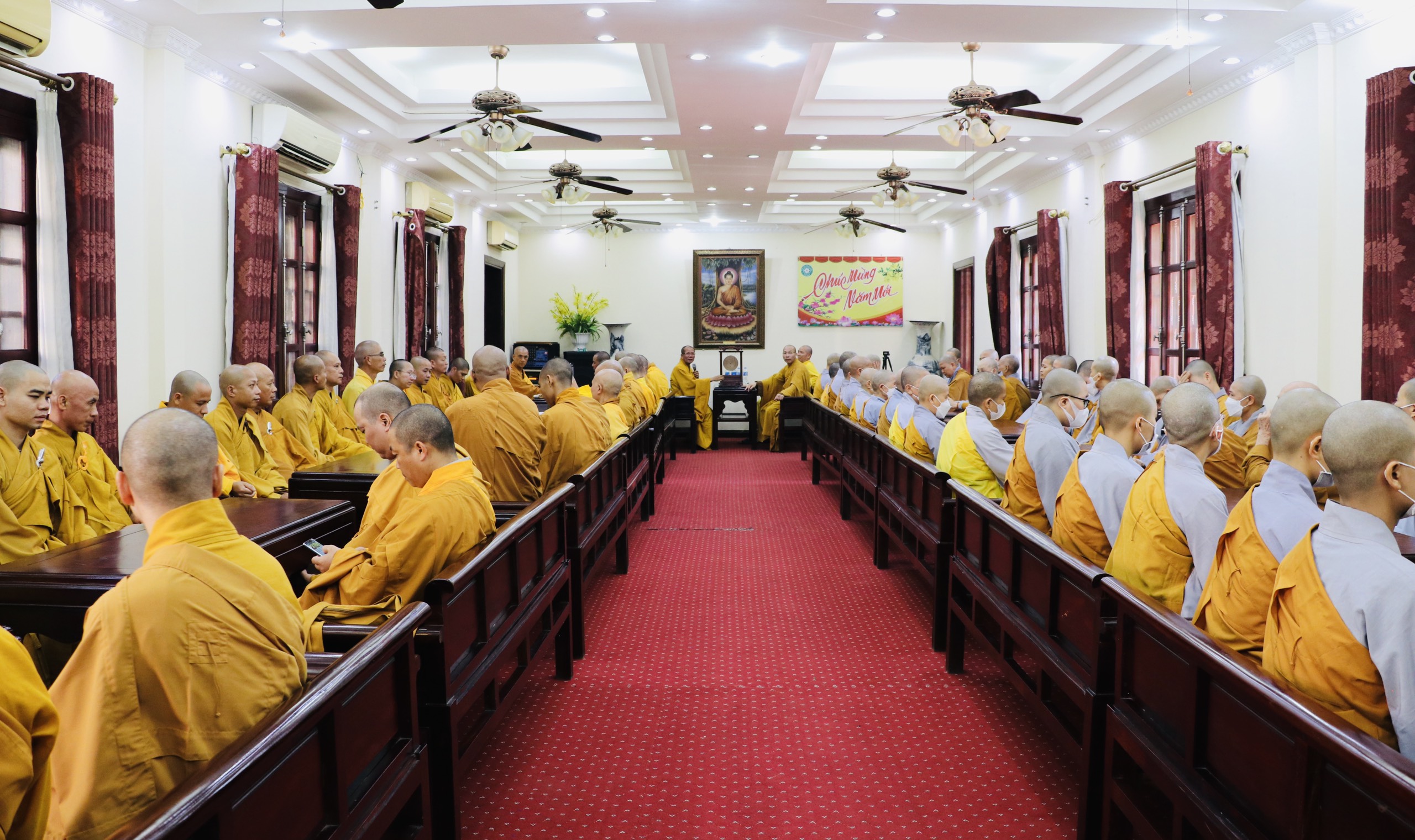 Trường hạ Ban Trị sự Phật giáo tỉnh Quảng Ninh tác pháp an cư kết hạ PL. 2567 - DL. 2023 