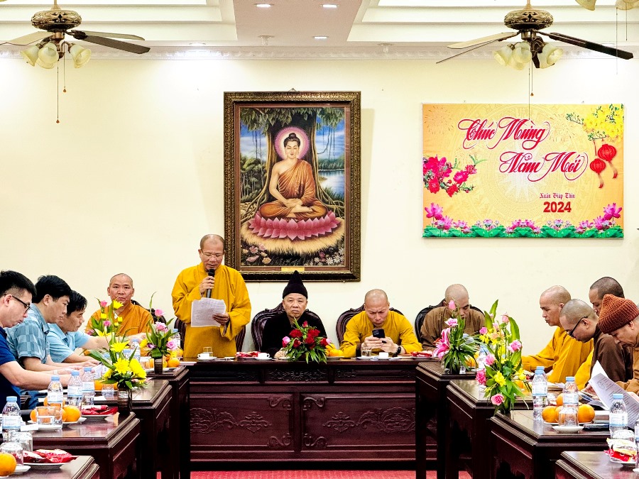 Phật giáo tỉnh họp sơ kết công tác Phật sự, triển khai kế hoạch tổ chức Lễ Phật đản và khóa An cư kết hạ 